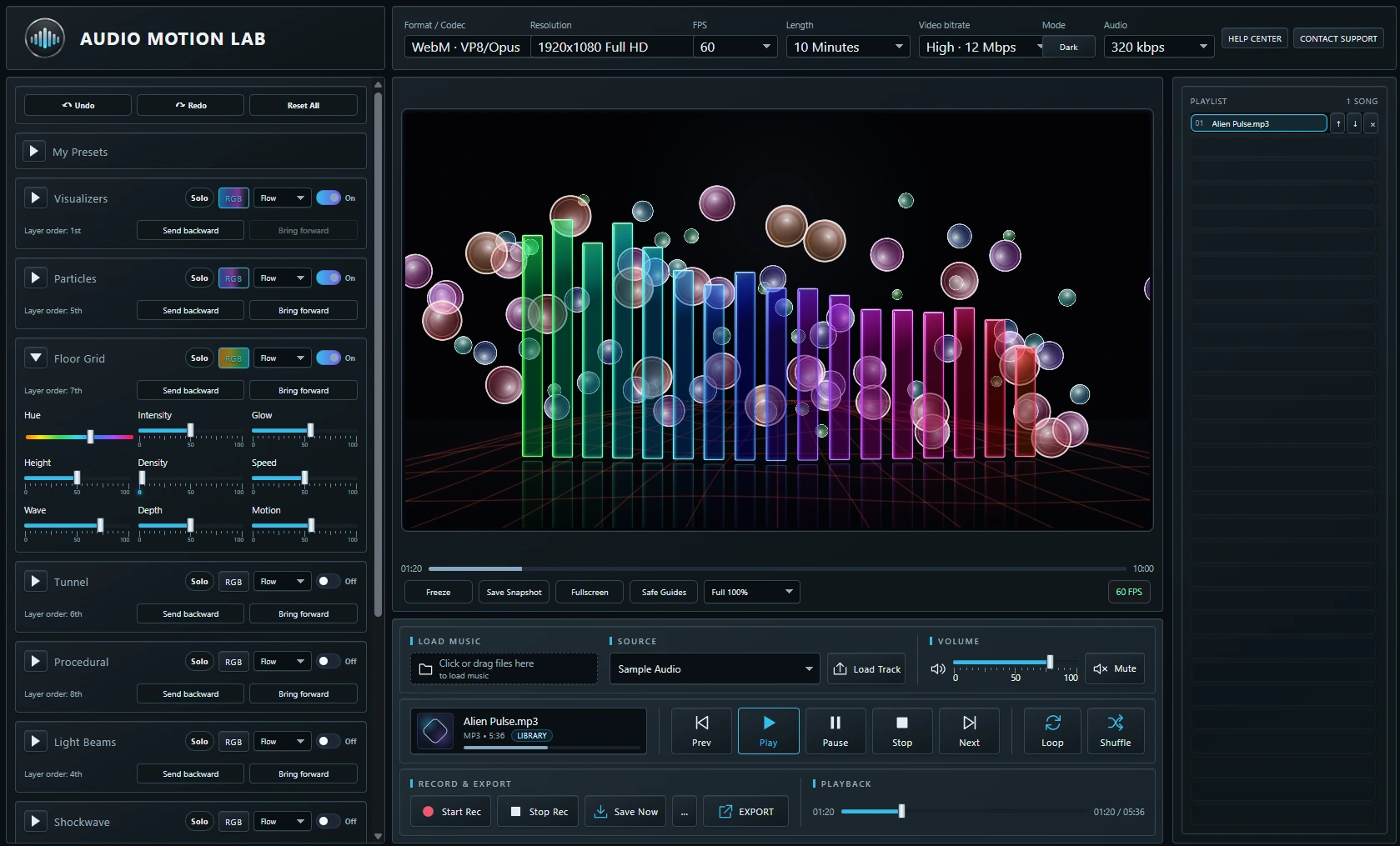 Audio Motion Lab